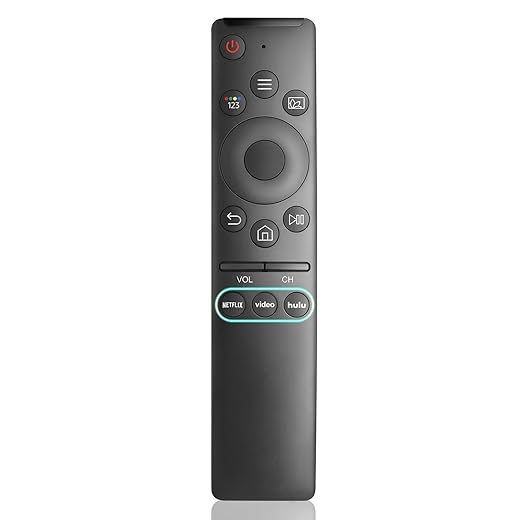 Universal Replacement for Samsung-Smart-TV-Remote, New Upgrade Infrared for Samsung Remote Control, with Netflix,Prime Video,Hulu Buttons