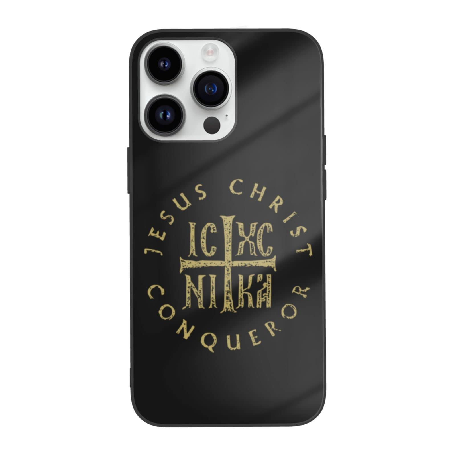 ChristianDioriPhone14Proスマホケース Amazon.com: Kkaingg Icxc Nika Cross Orthodox Christian Jesus