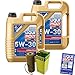Produktbild QR-PARTS 69321206 Filter Set Inspektionspaket 10 Liter Motoröl Longlife III 5W-30 MANN-FILTER Ölfilter