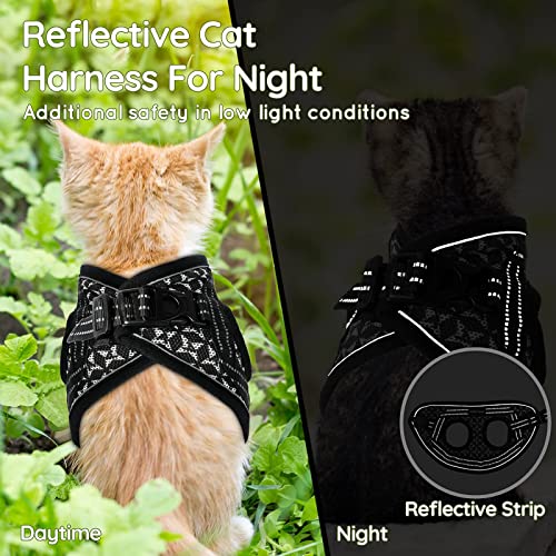 CatRomance Cat Harness and Leash, Escape Proof Kitten Harness and Leash Set for Walking, Adjustable Cat Vest Harness for… - Image 6