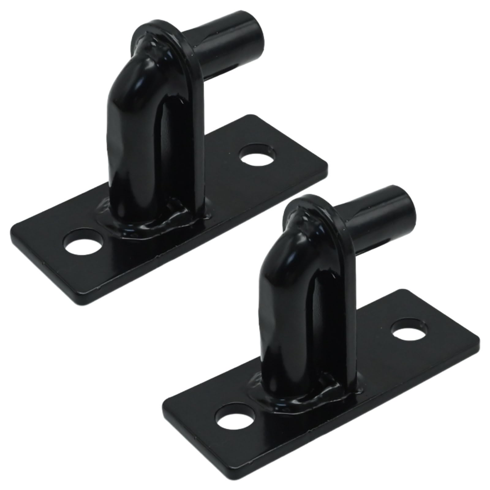 5/8 Inch Hinge Pin 4Pack Wall Mount Gate Hinges Black Farm Chain Link Fence  Gate Hinge 5/8 Hinge Pi Chain Link Fence Hinges