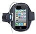 Tune Belt Armband for iPhone 4 4S 3G 3GS, iPod Classic (All gens) and iPod Touch (First – Fourth Generation) Black