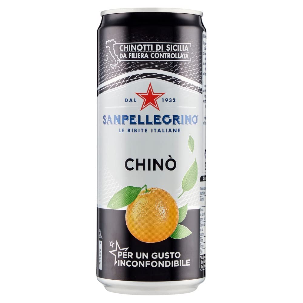 72 latas de limonata San Pellegrino Aranciata Chinotto Lemonata 330 ml para beber italiano + Polpa italiana Gourmet 400 g