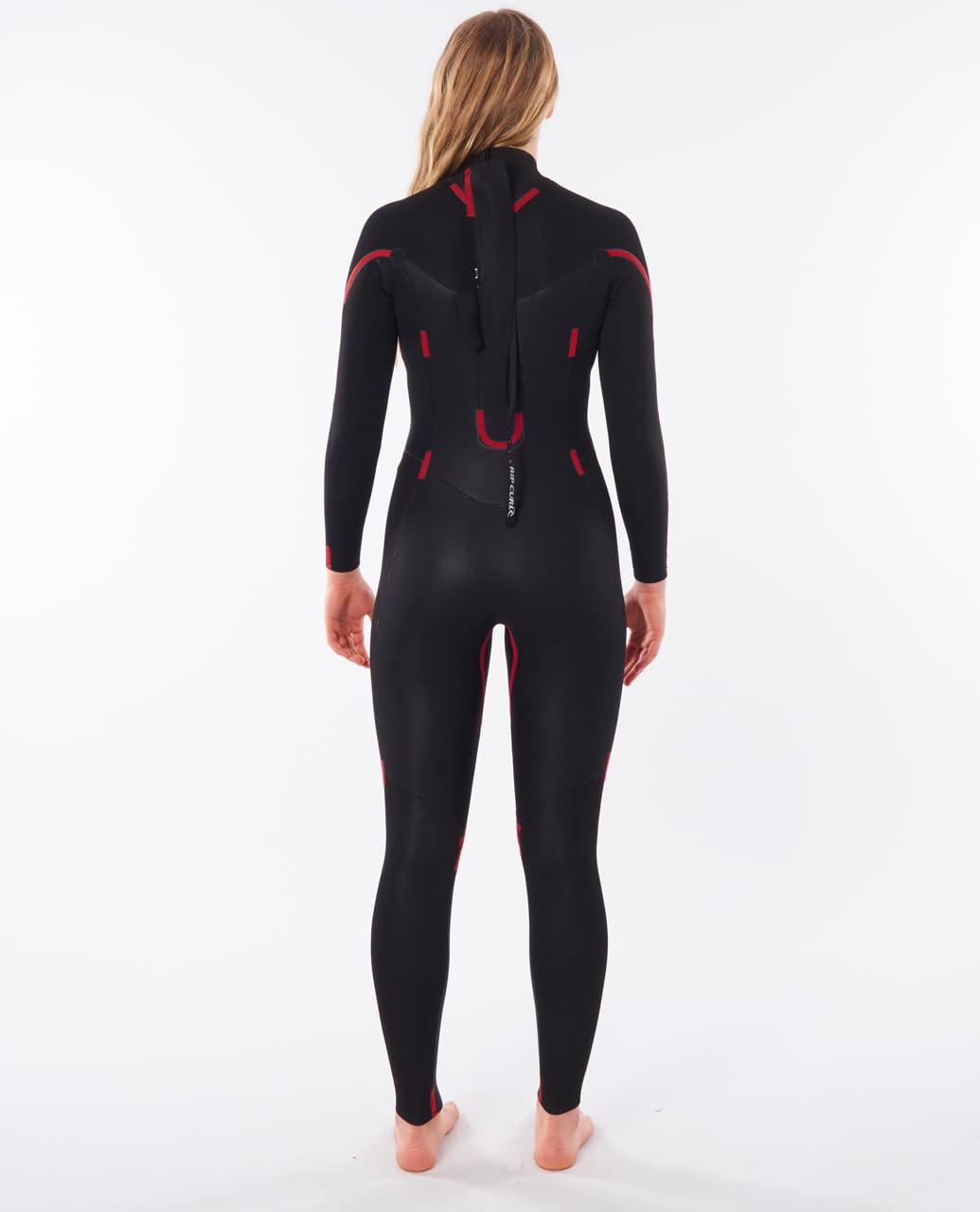 Rip Curl Womens Omega 3/2mm Back Zip Traje de Neopreno - Negro - Ligero