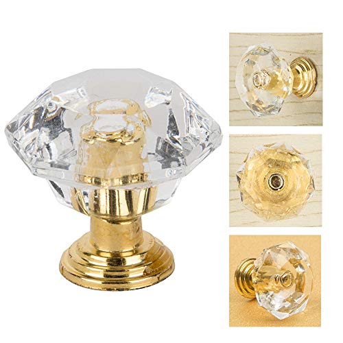 10 peças de acessórios para móveis domésticos, puxadores de gaveta de armário, puxadores de cristal