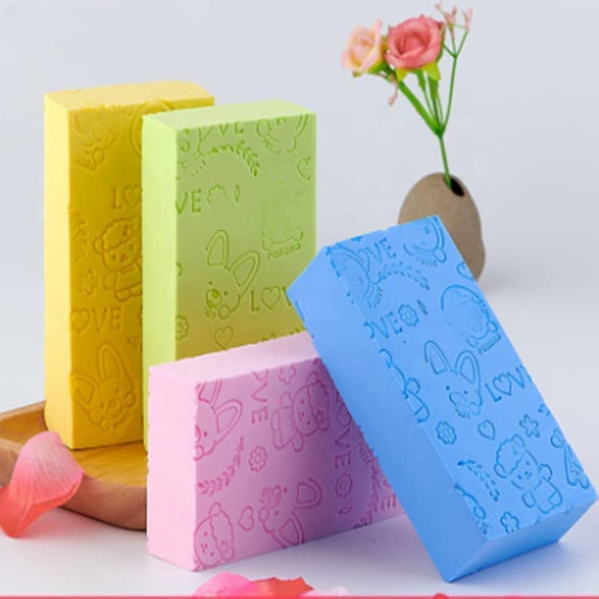 Ultra Soft Exfoliating Sponge | Asian Bath Sponge