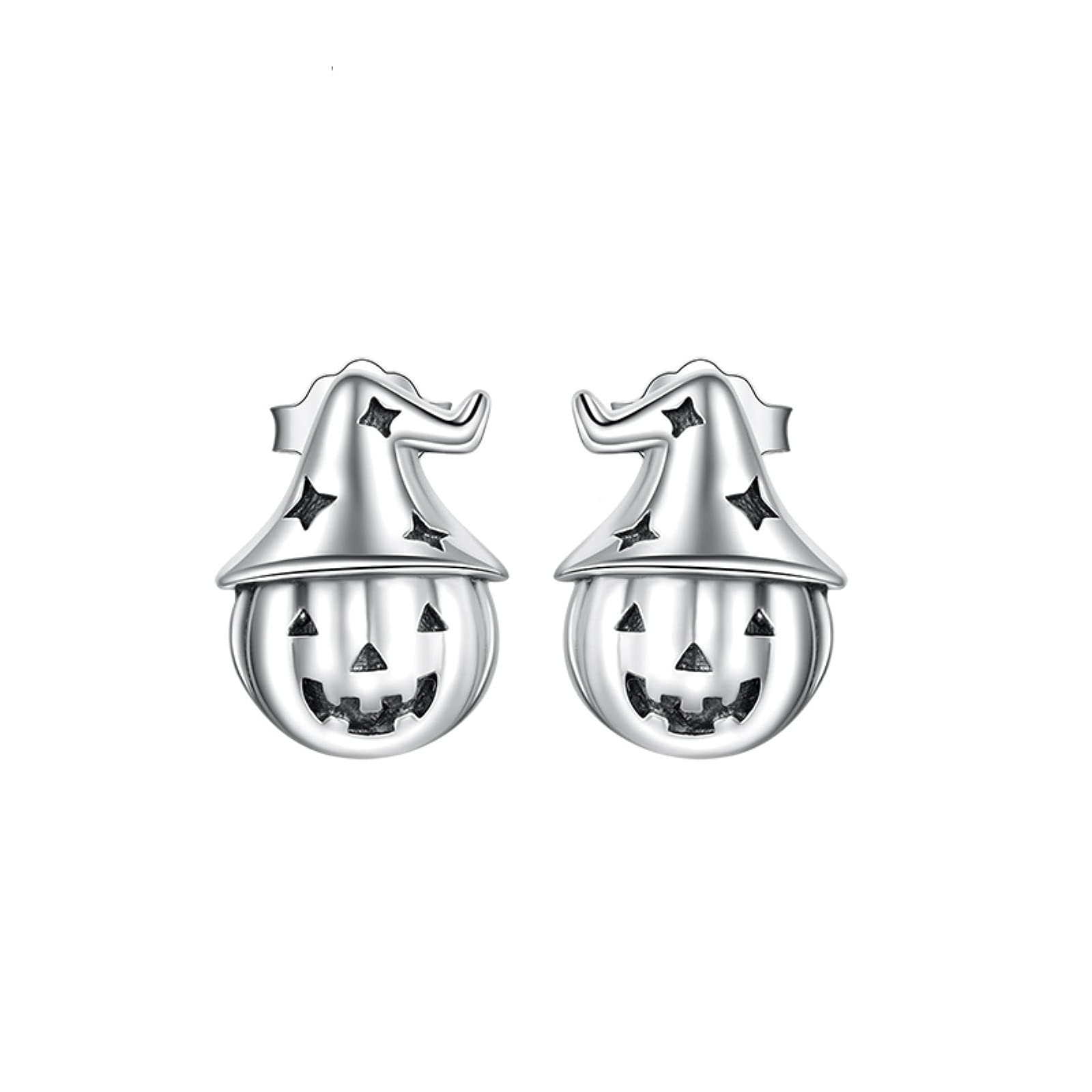 VONALA Orecchini Halloween In Argento 925, Motivi Fantasma, Zucca, Teschio, Ipoallergenici, Regalo - 2