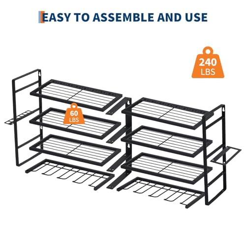 Rangement d'outils de garage GarveeTech étagère murale pour ateliers - 7