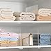 HBlife 6 Pack Closet Organizers and Storage, Clear Shelf Dividers, Vertical Purse Organizer for Closet Perfect for Sweater, Shirts, Handbags in Bedroom and Kitchen, Acrylic Bookshelf for Organization