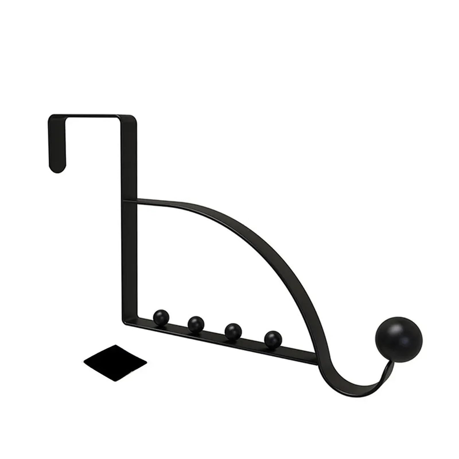 Weqyfdc Black Over The Door Hook 1Pc Over The Door Hook