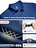 PINSPARK Mens Polo Shirt Performance Moisture Wicking Polo Shirts for Men UPF 50 Golf Shirts Quick Dry Casual Collared Shirt #3