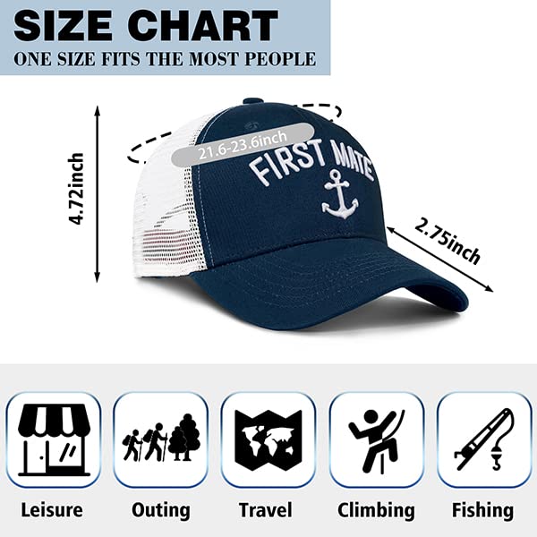 Image of Outdoor Hat Captain Hats Hunting Hat Biggfoot Hat Mountain Baseball Cap Sailing Trucker Hat for Men Women
