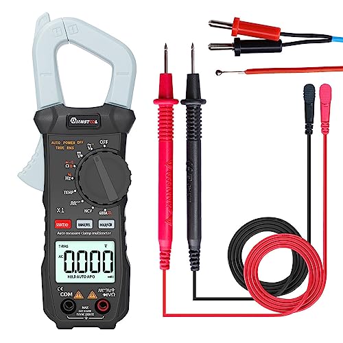 X1 Pocket 6000 Counts True RMS Clamp Meter AC/DC Voltage&Current Digital Multimeter Automatic Digital Meter With Square Wave Output ?/V/A/Diode/Frequency/Continuity Test