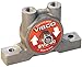 Vibco BVS-60 Silent Pneumatic Turbine Vibrator, 20 lb. Force, 12000 VPM, 4 CFM, 60 psi, Threaded Exhaust, 3