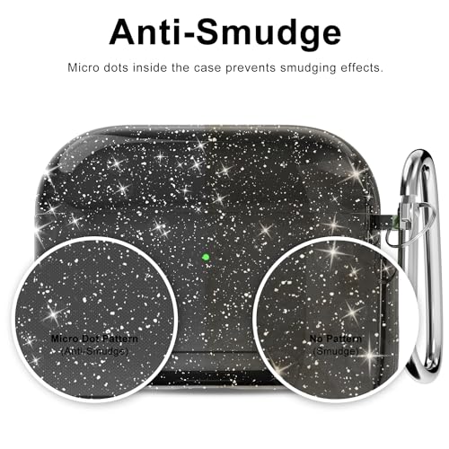 Coque Airpods Pro 2 transparente à paillettes pour le sport et les sorties - 4