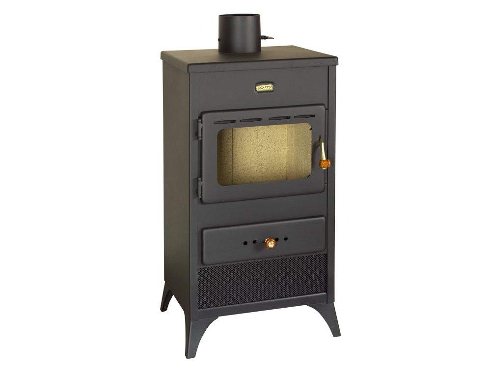 Stufa a legna Multi combustibile camino legna bruciatore con gambe Prity K1E 9kw.