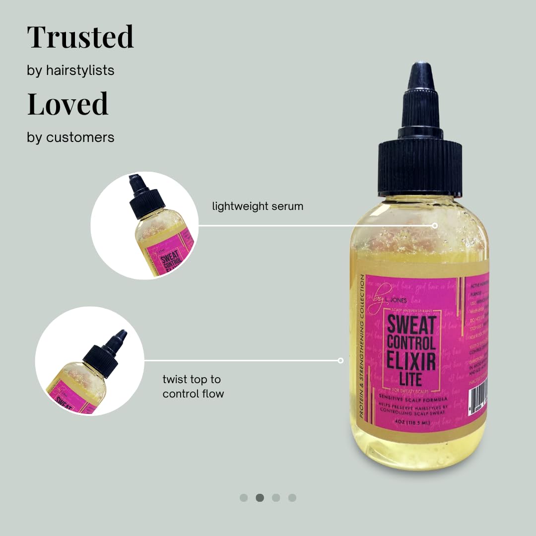 L. Jones Sweat Control Elixir Scalp Antiperspirant Serum