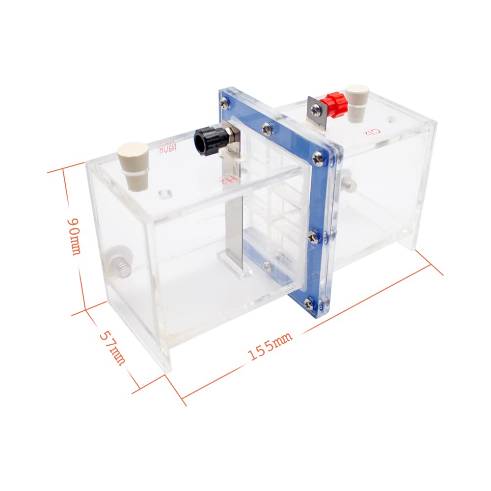 26063 Elektrolyseur Demonstrator Ionenaustauschmembran Ohne Platinelektrode Chemie Experiment Lehrgerät