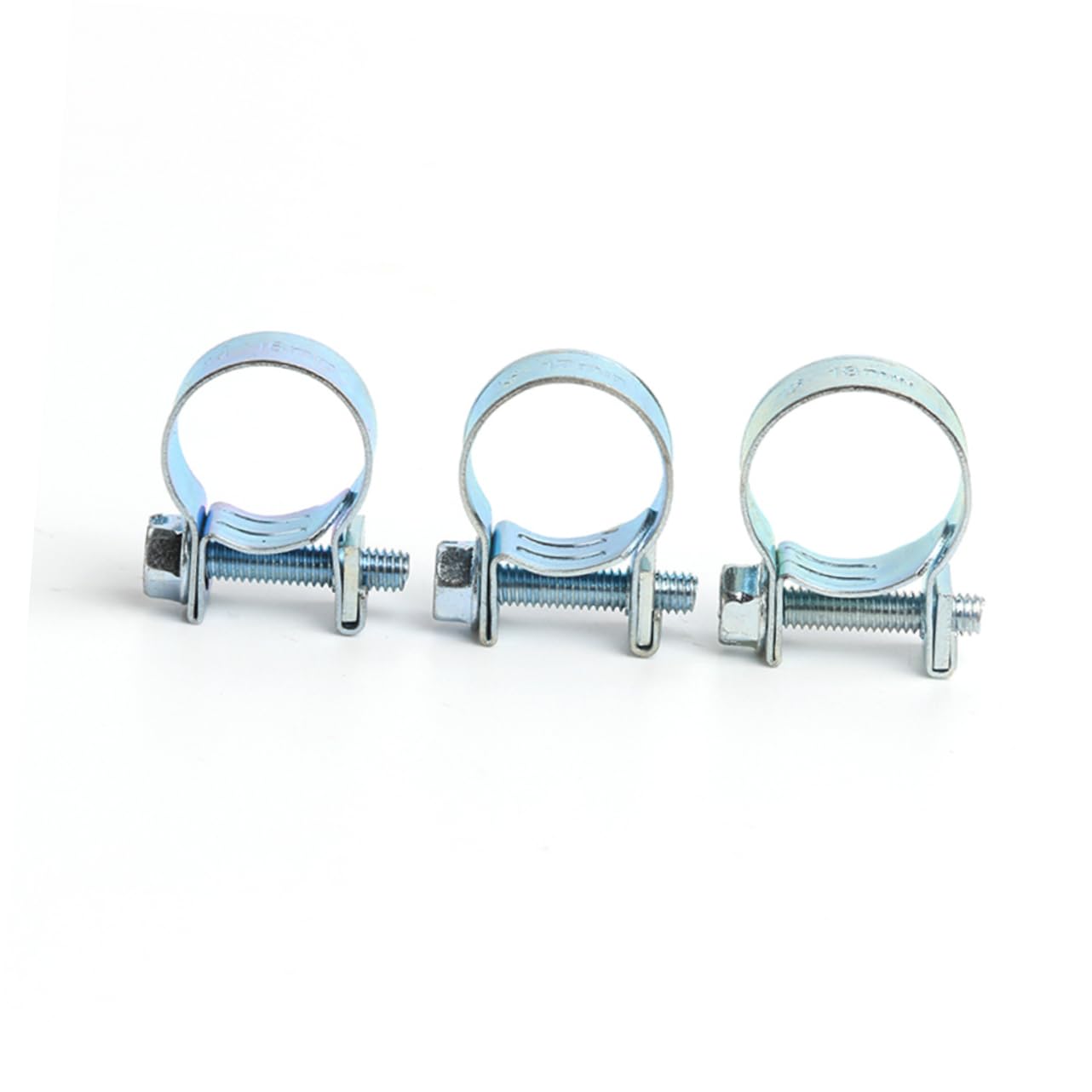 NUOBESTY Colliers de Serrage Métalliques Kit de 135 Miniatures en Métal Zingué, Polyvalents et Faciles à Utiliser Accessoires Pratiques de Plomberie pour Tuyaux D'air et D'eau