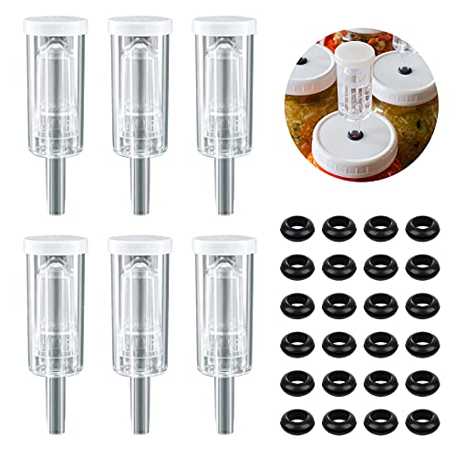 Mwellewm Airlocks For Fermenting,Fermentation Airlock With Silicone Grommet cover