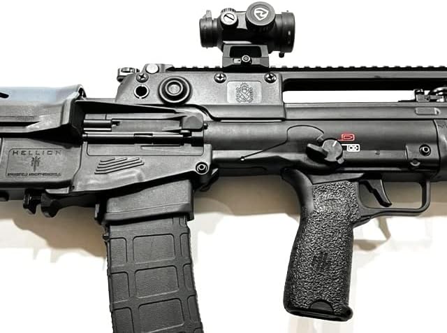 Miniatura 9 de Handleitgrips Cinta de agarre para pistola compatible con Springfield Armory Hellion, cinta de agarre de pistola de goma texturizada negra, fácil