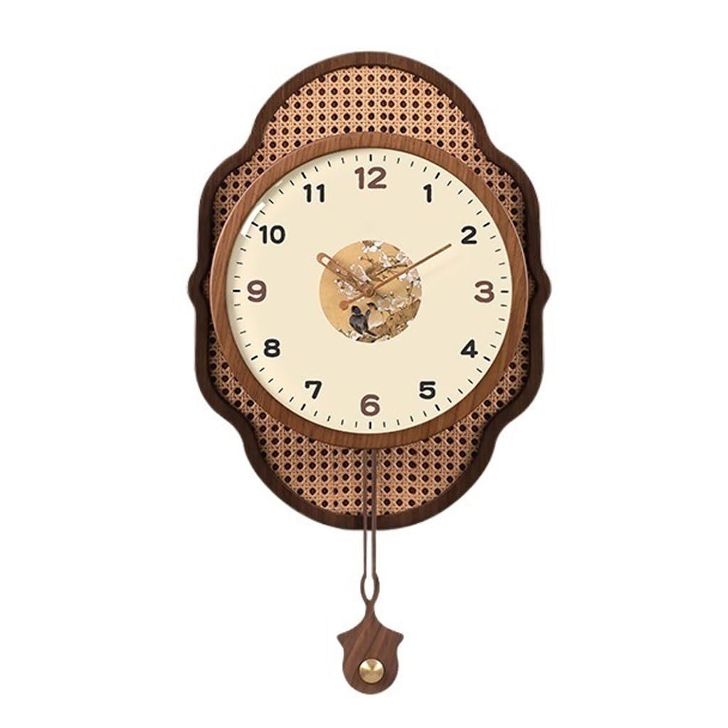 GFHTRELY Wall Clock Decorative Wall Clock Living Room Wall Decoration Clock Light Luxury Creative Clock Clock