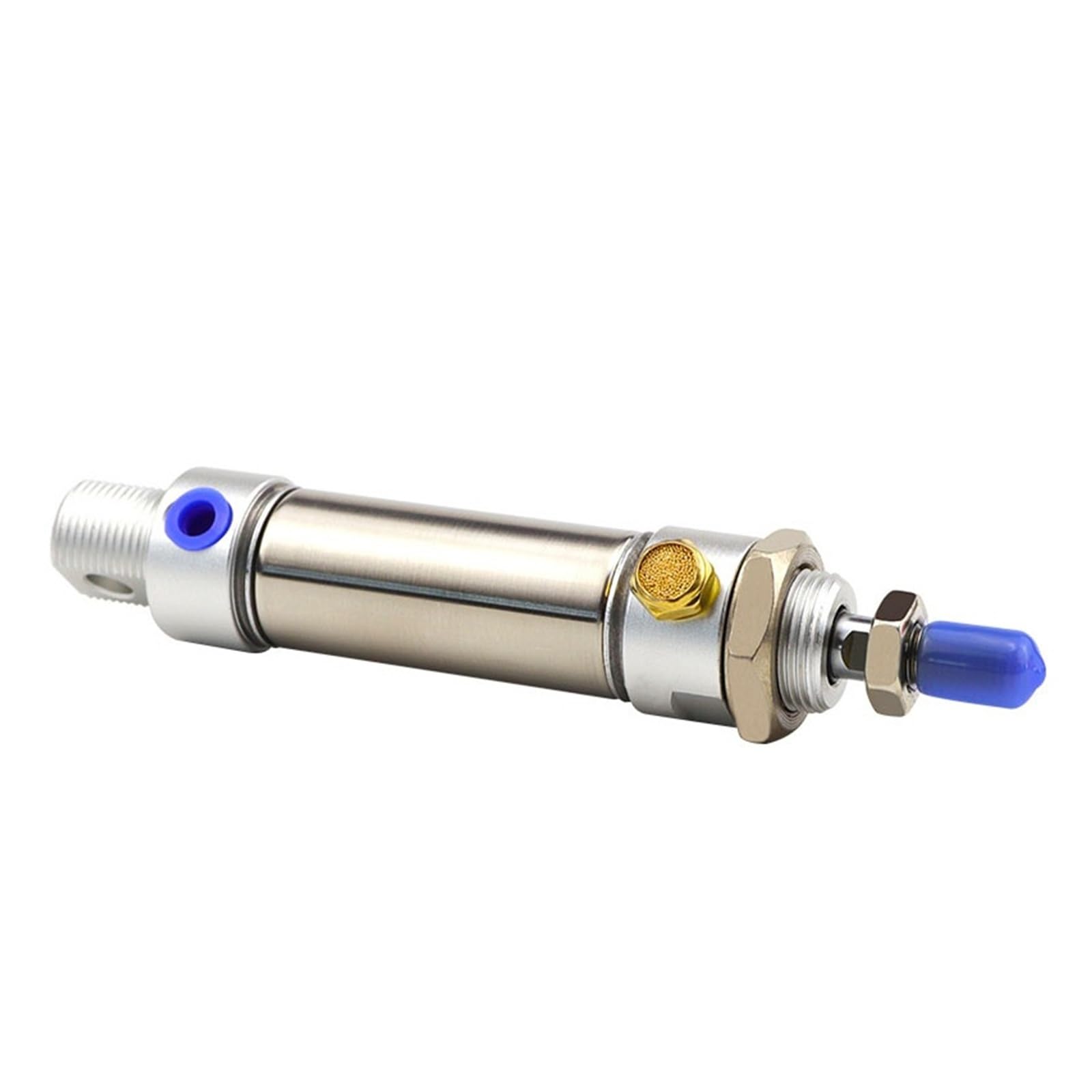 Cilindro pneumatico mini a semplice effetto, cilindro rotondo con molla, alesaggio 16, 20, 25, 32, 40 mm, corsa 10-150 mm per l'automazione industriale(MSA32,25MM)