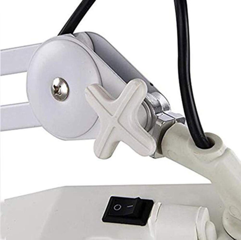 Lupe, Tattoo-Schönheitslampe, semi-permanent, LED, kaltes Licht ohne Schatten, Maniküre, Schönheit, Wimpern, Tattoo, Arbeit, spezielle Stehlampe, 8-fache Lupe.