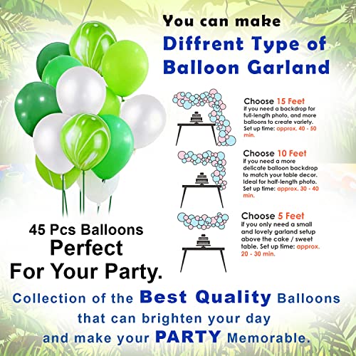 Image of Party Propz Dinosaur Theme Birthday Decorations - 54 Pcs Dinosaur Birthday Decoration with Happy Birthday Banner (Cardstock) | Dinosaur Birthday Theme Decoration | Green Dinosaur Balloons for Birthday