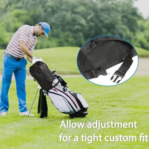 Fundas de lluvia para bolsa de golf y protector de palos impermeable para viaje 2