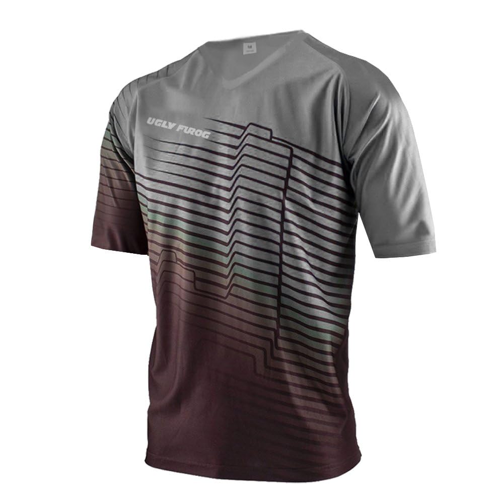UGLY FROG Bike Wear Short Sleeve Men's Classic Fashion Cycling Downhill Jersey Sportswear Clothing