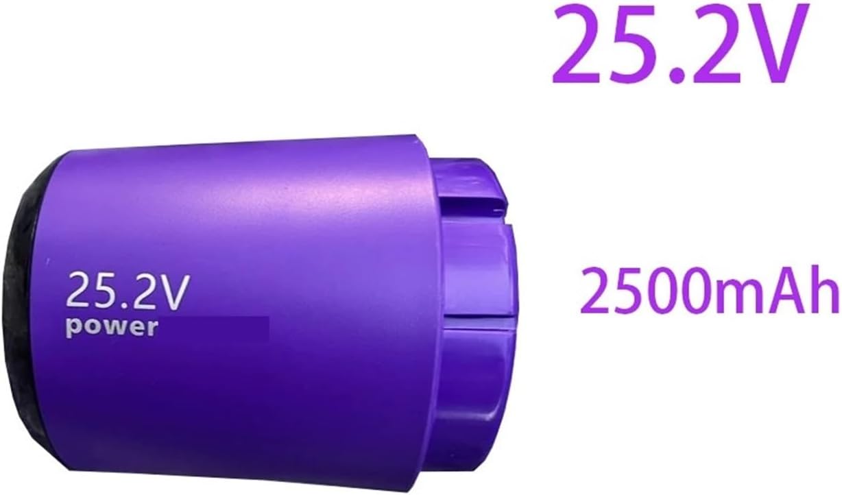 Handheld Vacuum Cleaner Battery 2500mAh 25.2V 63Wh, Compatible With JASHEN, JS-AV02A02, Vacuum Cleaner Battery Pack Replacement Spare Parts，Clean The Parts(2pcs)