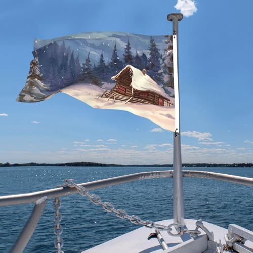 Drapeau robuste toutes saisons double face haut de gamme pour mât extérieur - 7
