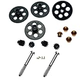 Drone accessories For VISUO Spare Parts Propeller Screws Blades Guard Motor Geas for VISUO XS816 XS809W XS809HW XS809 XS809S RC Quadcopter Drone Accessories replaceable ( Color : Gears-axle )