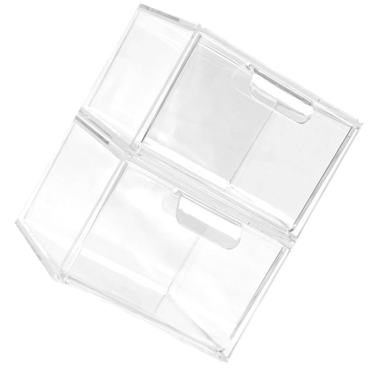 Organisateur de Tiroir Transparent en Plastique 2 Pièces