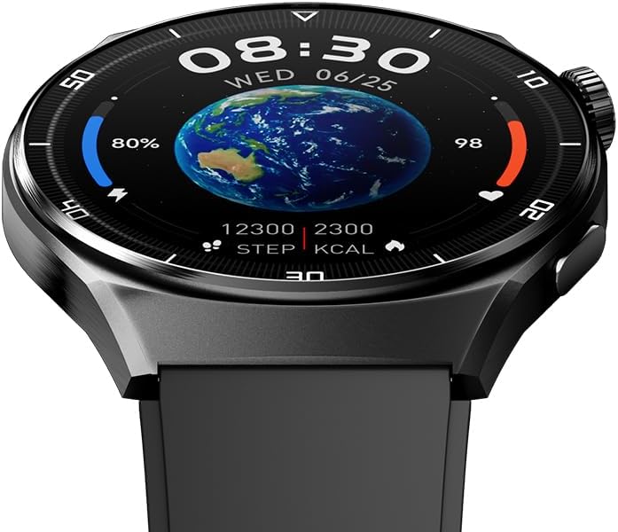 QCY Smart Watch GT2 watch face with health data
