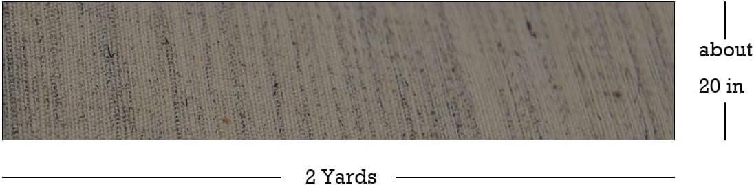 Canvas Interfacing, Sew-in Horsehair Interfacing, 2 Yards Package, 20 Inches Wide