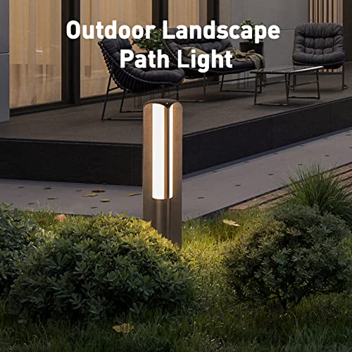 Mvbt Modern Landscape Path Light, 32 Inches Outdoor Led Garden Lawn Patio Courtyard Walkway Driveway Decoration Landscape Bollard Lighting With High Voltage Wired Ip54 Waterproof #TOP1