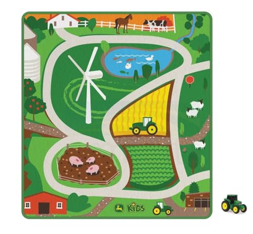 Image of John Deere Farm PlayMat with Tractor - LP84431-TRACTOR