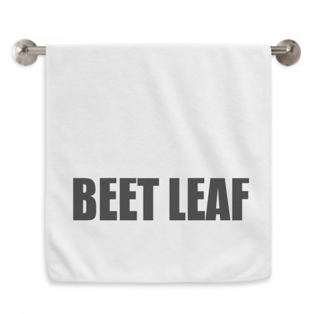 Serviettes moelleuses feuille de betterave en tissu blanc haute absorption et douceur