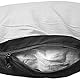 Karlie Kissen oval L: 60 cm B: 50 cm H: 8 cm grau-schwarz