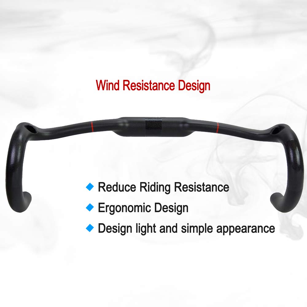 guidon velo route,RXL SL guidon en carbonne velo de route 1-1/4"routage interne UD mat 440mm