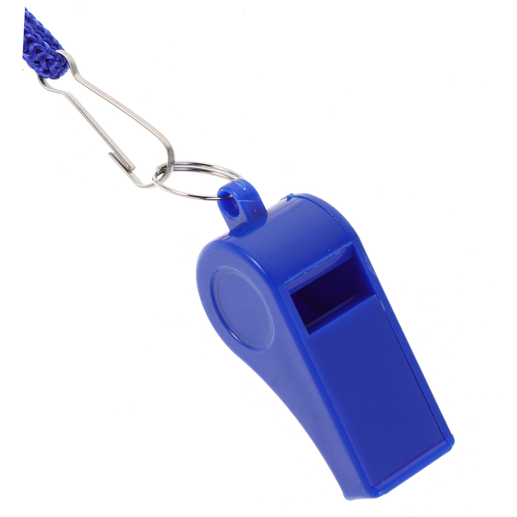 Toddmomy 36 Pezzi Fischietti Plastica Blu con Cordino Suono Forte e Nitido per Emergenza Sopravvivenza Outdoor Arbitri Sportivi Escursionismo Calcio Basket e attività all Aperto