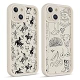 ❀【Conception de motif imprimé】 Le motif Protect mignon et à la est imprimé au dos de la coque du téléphone, ce qui est un cadeau parfait pour la famille et les amis.