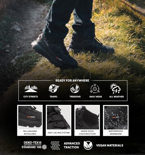 Image of Palladium Thunder MD Protect WP+ Unisex Sneakers | Waterproof Outdoor & Urban Streetwear Shoes | Durable, Rugged Grip Sole | Lightweight, Breathable Shoes