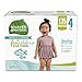 Seventh Generation Baby Diapers for Sensitive Skin, Animal Prints, Size 4, 135 count (Packaging May Vary)