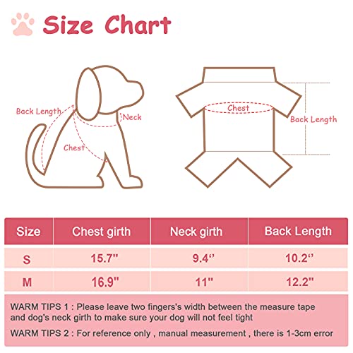 2 Pieces Pet Dress Shirt Dog Skirts Cute Pet Summer Apparel Clothes Puppy Skirt Dress for Small Dogs Girl Cats (Rose Red… - Image 3