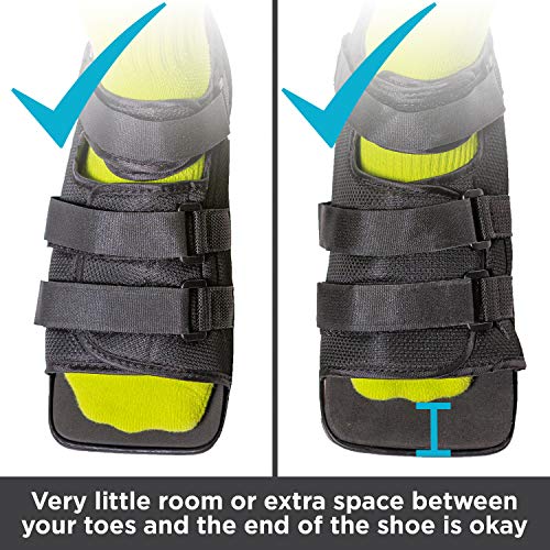 Braceability Post-Op Shoe For Broken Foot Or Toes | Medical/Surgical Walking Boot Cast, Stress Fracture Brace & Orthopedic Sandal With Hard Sole (Medium - Female) #TOP6