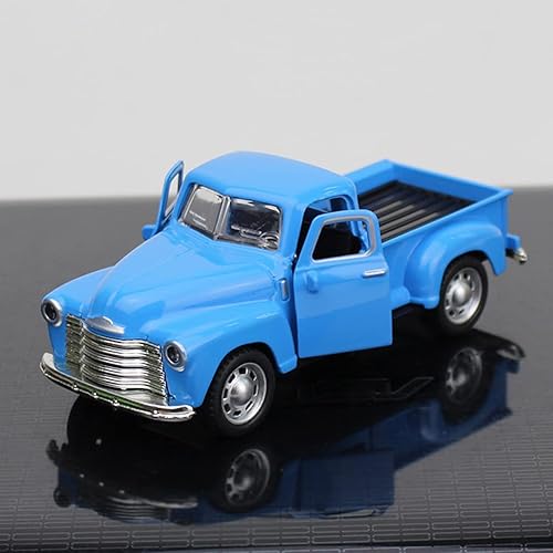 Miniatura 7 de Toyvian Modelo de autos clásicos de metal fundido a presión, figura de camioneta antigua, de aleación, vintage, coleccionable, juguete, mini