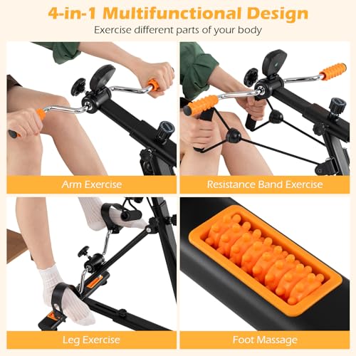 GYMAX 4-in-1 Pedal Exerciser